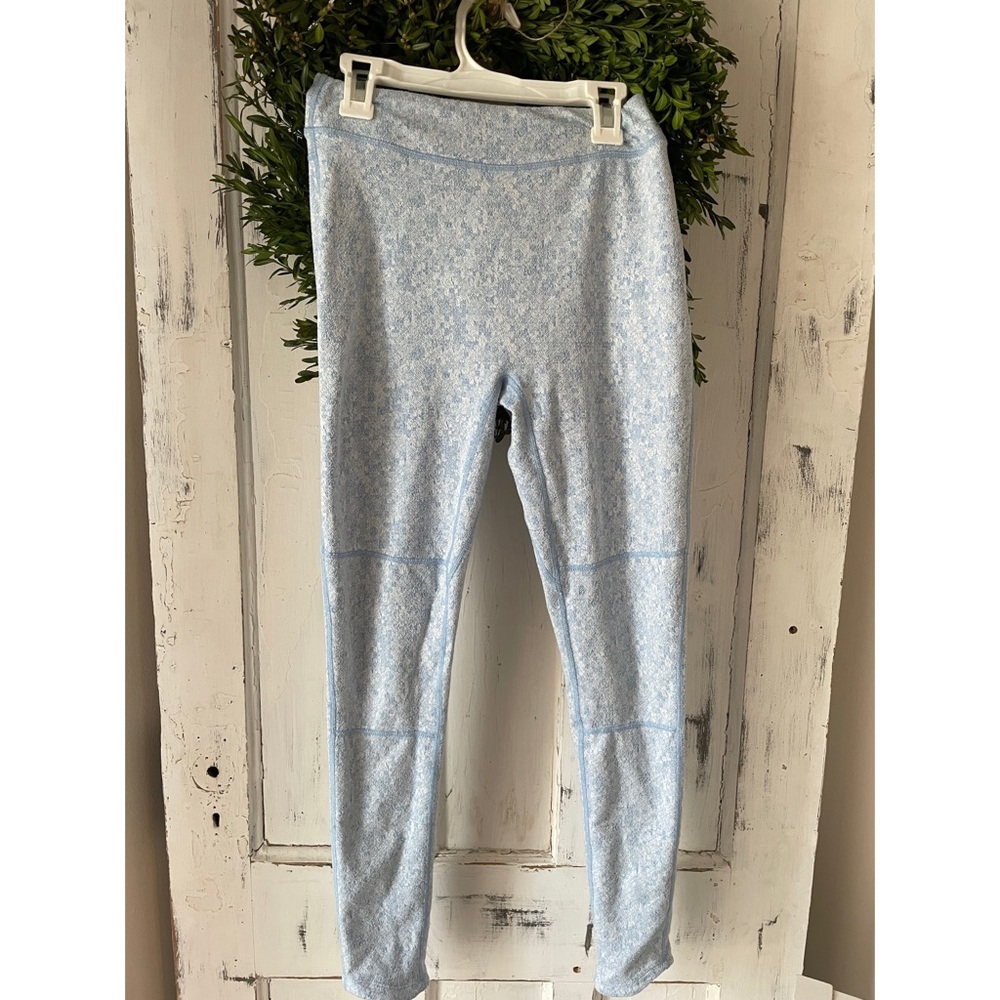 Blue/White Gymshark Highwaisted Leggings